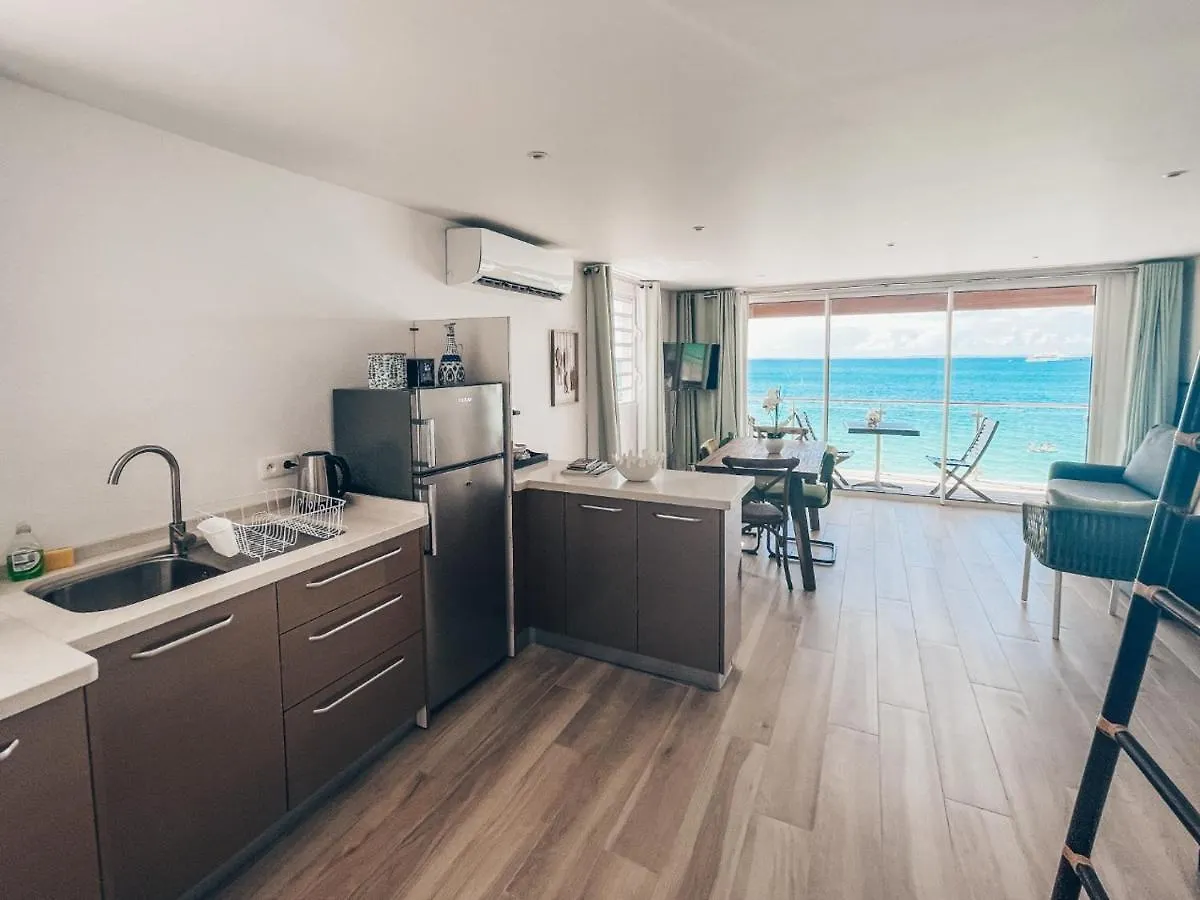 Paradise View 1 Bed-Room Water Front Studio At Grand Case Apartment